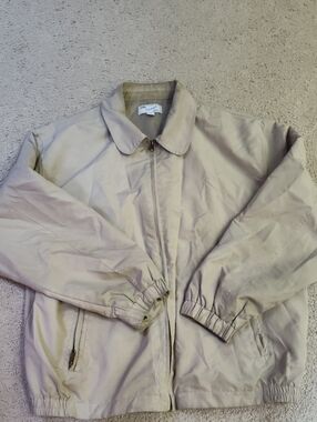 Casual Joe Beige Zip-Front Jacket